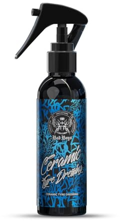 BadBoys Keramik Reifen Pflege Reifenpflege 150ml Reifen Schwarz für matten Seidenglanz für Reifen Glanz Profi Autopflege Gummi Pflegemittel Auto Ceramic Tyre Dressing