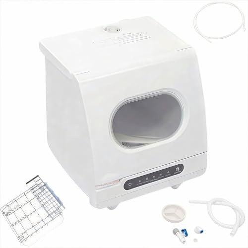 Lavastoviglie compatta con lavaggio per frutta e verdura, ideale per piccole famiglie e appartamenti, include modalità igienizzante e design di facile installazione