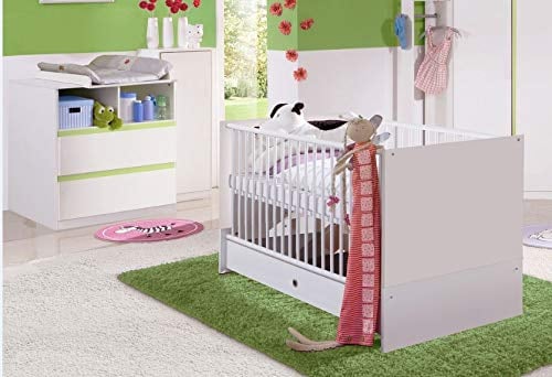 Babyzimmer Set Donkey Sleepy Apple Komplett Babyzimmer Möbel Komplettset Kinderzimmer Gitterbett Wickelkommode Wickeltisch Kinderbettchen