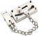 Alloy Security Window Door Guard Restrictor Lock Latch With Safety Chain - Stainless Steel Casting Extruded Slide Bolt