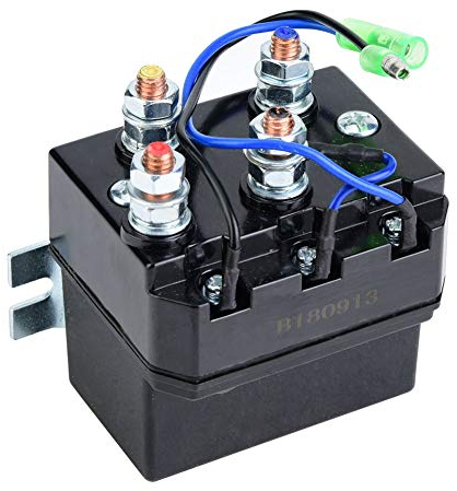 VOBOR Windenmagnetrelais,12V Seilwind Relais Magnetschalter, Winchemachenrelais für AUT UTV 1500-5000lb Winde