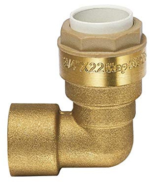 ITAP-FIT -IT645B034018- Messing-Steckverbinder Winkel für Cu-Rohr Ø 18 mm x 3/4 IG - DVGW