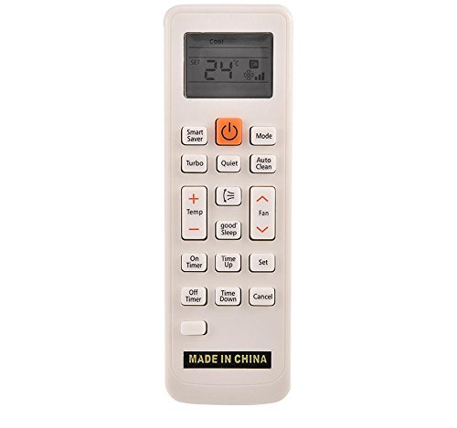 Tangxi AC Remote Control para Samsung DB93-11489L DB63-02827A DB93-11115U DB93-11115K KT3X00 Acondicionadores de Aire con Pantalla LCD Digital,Lista de códigos multifuncionales,Control Remoto de 10