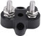 Electric Junction Block, M6 battery junction box Bus Bar Power Terminal Block Dual 48V Heavy Duty Positive Power Distribution 2 Studs Buss bus Bar Stud Terminal