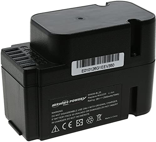 Batteria per tosaerba Worx Landroid WG791E.1, 28 V, agli ioni di litio