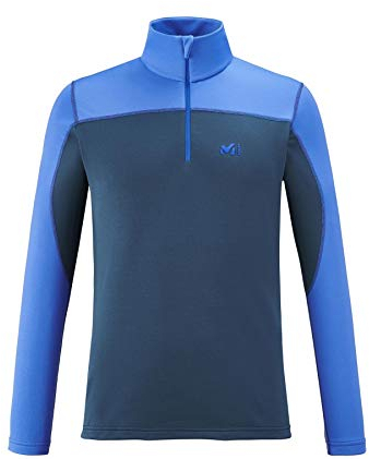 MILLET - Seneca Tecno Po M - Sportliche Fleecejacke für Herren - Bergsteigen, Wandern, Trekking - Blau