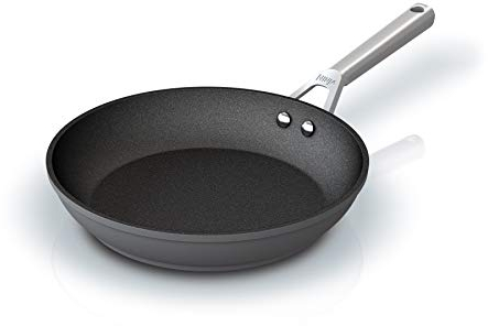 Ninja C30026 Foodi NeverStick Premium 10.25 Inch Fry Pan, Hard-Anodized, Nonstick, Durable & Oven Safe to 500°F, Slate Grey