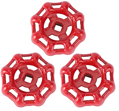 HEMOTON Ventil Metall Griff 3 Stück Ventil Handrad Metall Ventilrad für Haushalt Hardware Schrägsitzventile Verteiler Standrohr Absperrventil Griff