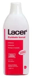 Enjuague bucal uso diario con flúor y sin alcohol LACER 1 l.