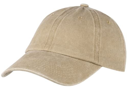 Mulor Baseball Cap Damen Herren Baseballkappe Verstellbar Basecap 100% Baumwolle