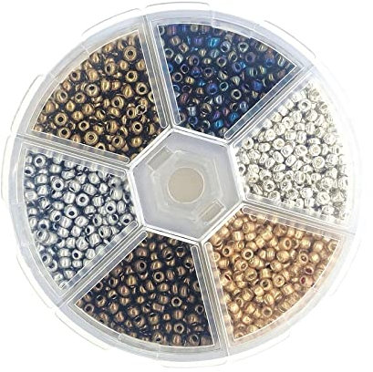 Harilla Slotted Tungsten Beads Acrylic Fly Tying Beads Mixed Colors 2mm 3mm Fishing Jig Ball Beads Heads Fly Tying Materials for Lure Fishing, Metal 3mm