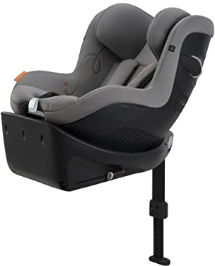 CYBEX Gold Siège-Auto Sirona Gi i-Size Comfort avec Base, De 3 mois à 4 ans env. (dès la naissance avec le Réducteur), Max. 20 kg, 61 - 105 cm (dès 40 cm avec le Réducteur), Lava Grey