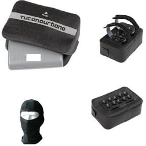 COMPATIBILE CON VESPA 150 LX 3V PORTA ELEPAS IMPERMEABILE TUCANO URBANO DISPOSITIVO PAGAMENTO AUTOSTRADALE A STRAPPO SU MANUBRI TUBOLARI-VASCHETTA OLIO+VENTOSE ANTISCIVOLO