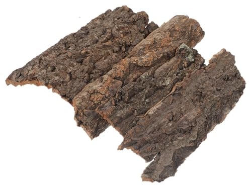 HAKIDZEL 4 Stück Reptilienrinde Dekoration Haustierzubehör Glastiere Spinne Terrarium Reptil Klettern Rinde Lebensraum Klettermatte Aquarium Holz Treibholz Reptil Baumrinde Reptilienbedarf
