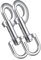 Xkzhrr 2 Stück karabinerhaken mit drehgelenk, Hundeleine Schnallen, Silber Swivel Bergsteigen Schnalle Haken, für Hundeleine, Bergsteigen, karabinerhaken Edelstahl，karabiner mit drehgelenk