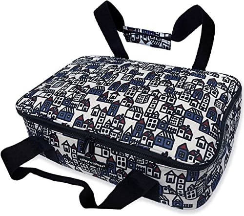 ODDS N TOTES Insulated Casserole Carrier for 9x13 Baking Dish, Casserole Carrier for Hot or Cold Food, Insulated Food Carrier for Lasagna, Potluck Parties, Picnic