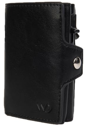 Geldbörse mit Münzfach, RFID-geschützter Kartenhalter, bis zu 8-Karten, mini Leather Wallet, Men's and Women's Wallet, small Size, Wallet, Genuine Leather, modern