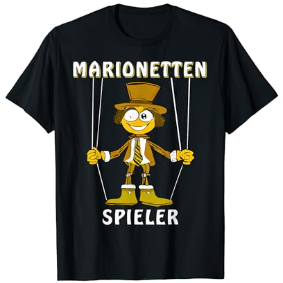 Bauchreden Marionettenspiel Vorführung Puppe Puppenspieler T-Shirt