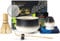 TEANAGOO Matcha Set - 7pcs, Bamboo & Ceramic, Zen Style, Gradient White Black+, 3cm x 27.94cm