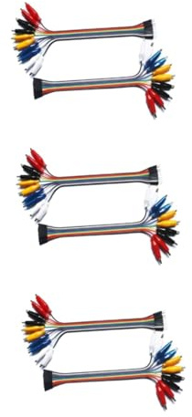 iplusmile 3pcs Breadboard Jumper Wire Clips Clip to Wire Smooth Conductivity Compatible Printing