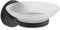 Gedy Porte-Savon Mural Felce Plus Noir Mat