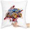 Kissen 40x40 Zierkissen - Auto - Monstertruck mit Name | Monster Truck Personalisiert | Riesentruck - 40 x 40 cm - Weiß - Cars automotiv Autos Personalisieren und Sportwagen und. Aufdruck