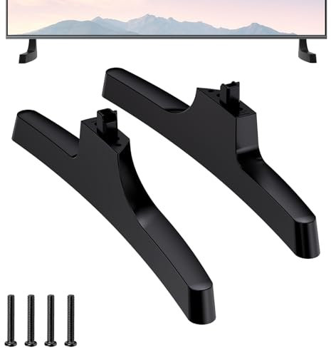 TV Pedestal Feet for Samsung TV Legs Only for UE32J400D UE32J4500AK UE32J4510AW UE32J5000AW UE32M4002AK UE32N4000AK UE32T4300AK UE32T5300AK TV Stand Legs Replacement for Samsung with Screws
