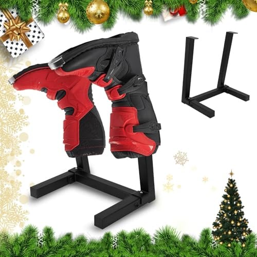 BIUGERCN Motorrad Reinigung Schuhe Halter Kofferraum Ständer Stiefel Rack Universal für ATV Biker, Motor, Dirt Bike Rider und Sport Rennschuhe