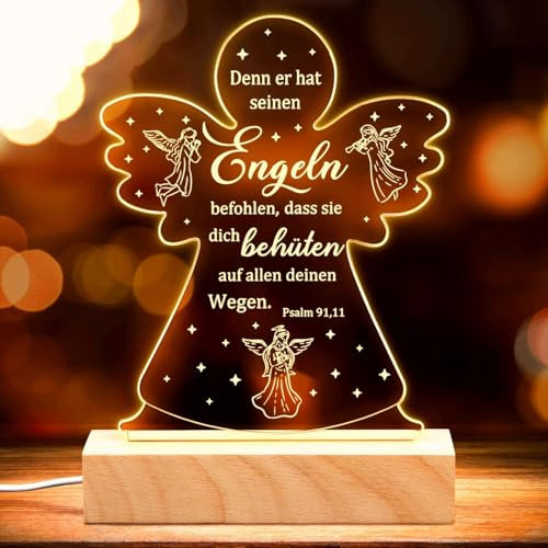 O-Kinee Schutzengel Taufe,Taufgeschenke für Mädchen,Taufgeschenke Jungen,Geschenke zur Taufe,Konfirmation Geschenk für Baby,Kommunion Geschenke(Vor Gebrauch Schutzfolie entfernen)