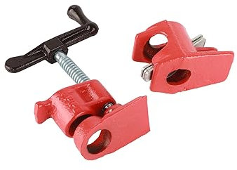 1/2 Zoll Holzklebe-Rohrschelle, Robuste Rohrschellen, Gusseisen-Schnellspanner-Rohrschellen-Werkzeuge für die Holzbearbeitung (Schwerlast)