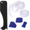 DOITOOL Glass Glue Spatula Filling Tool Set 6pcs for Tile Grout Removal Grout Caulking Cleaner for Kitchen Bathroom