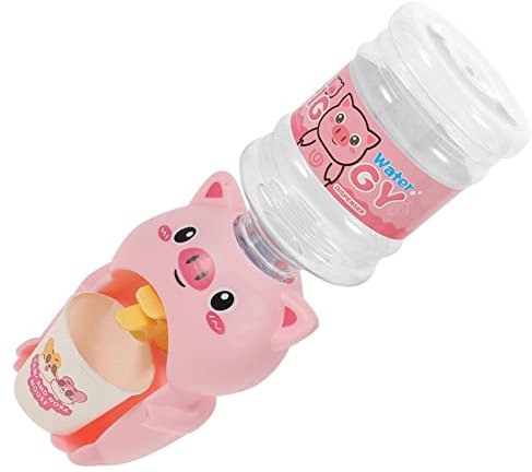 TOYANDONA 1pieza Dispenser De Agua Mini para Juguete Fuente De Agua Forma De Cerdito Diseño Divertido y Educativo para