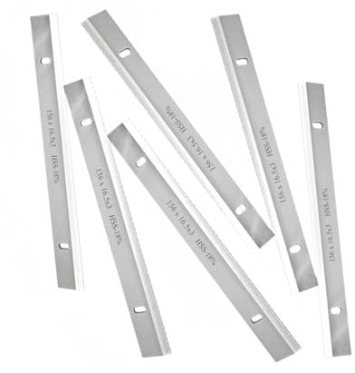 6Pcs HSS 156x16.3x3mm Thick Planer Blade, Wood Planer Knife for Woodworking, Single Edge Tool with Sharp Knife Blade, for Machine