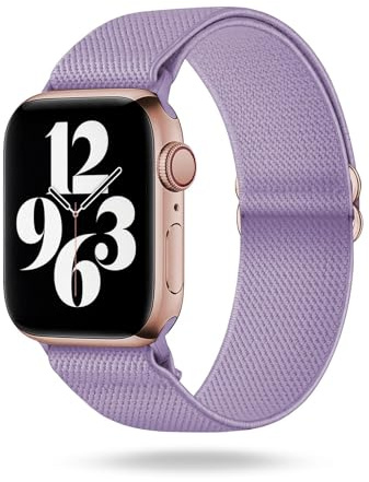 ONEFLOW Flex Loop Kompatibel mit Apple Armband Elastisch, Textil Stoff iWatch Armbänder Damen Herren Sport, Sportarmband Nylon Ersatz Watch Band Flexibel