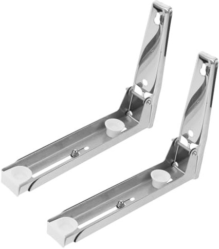ULTECHNOVO 1Par Soporte de Microondas Inoxidable Soporte de Pared Resistente Cocinas Instalación y Retráctil Accesorios de Montaje Incluidos