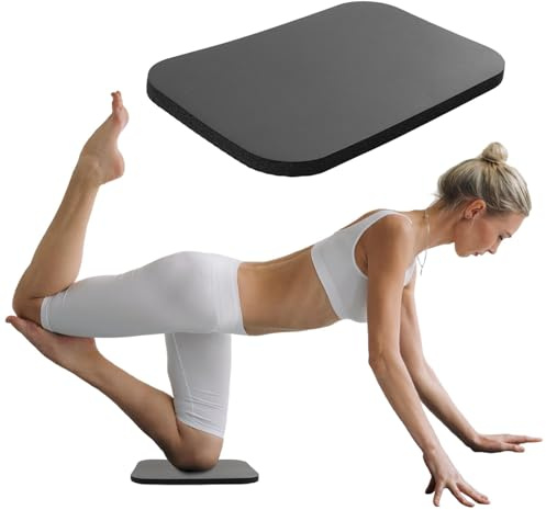 Yoga Knee Pad, Kneeling Pad, Rectangle Yoga Knee Pad Cushion, Yogas Props and Accessories for Women/Men Cushions Knees and Elbows for Kneeling, Balance,Pilates