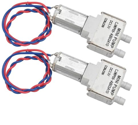 Mini pompe per vuoto autoadescanti DC 3 V 3 7 V per applicazioni di aspirazione dell'acqua, tra cui piccoli acquari e modelli di circolazione del gas, 2 pezzi