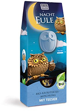 Biokräutertee + Teesieb Eule