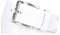 Mytem-Gear Damen Leder Gürtel Belt Ledergürtel Rindleder weiß 40 mm Damengürtel (105 cm, Weiß)