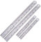 SACONELL 4 Stück Edelstahl Lineal, 15 cm + 30 cm, Metall Lineal Metrisches Stahllineal, perfekte gerade Kante für einfache Messungen, strapazierfähig, 100% Edelstahl