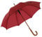 Automatik Regenschirm Holzschirm Stockschirm Portierschirm mit gebogenem Rundhaken Holzgriff in 103 cm Durchmesser von notrash2003 (Bordeaux)