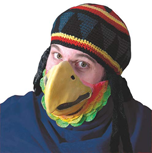 Maskworld Vogel Tiermaske aus Latex - Partymaske Paradiesvogel - ideal für Halloween, Karneval & Motto-Party