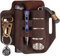 VIPERADE PJ13 Plus Leder EDC lederscheide Tasche Organizer Leder Taktischer Multitool Halter Leder Tasche mit Gürtelschlaufe Stifthalter für Taschenlampe Werkzeuge Outdoor Camping Mini Tools-Braun