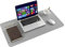 ARNTY Tapis de Bureau,Sous Main Bureau en Cuir PU,Grand Tapis de Souris Bureau,Double Face Dessous de Bureau,Sous Main Bureau Cuir Étanche pour Bureau et Maison(Noir&Gris,80 * 40cm)