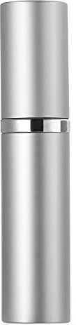 BRARIOS Perfume Atomiser Refillable, Travel Size Portable Atomiser Spray,Mini Empty Perfume Bottle,Leak Proof Cologne Dispenser for Women and Men,5ml(J-Silver)