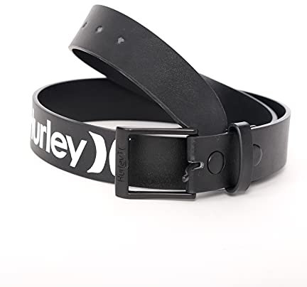 Hurley Herren Simple Belt Gürtel, Schwarz, Einheitsgröße UK