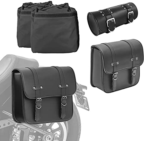 2 x Satteltasche+ Werkzeugrolle TR für Suzuki Intruder VS 1400/800