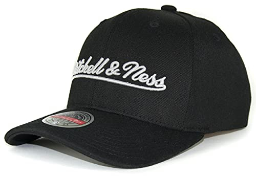 Mitchell & Ness Snapback Classic Red Script Logo OB, Black/White