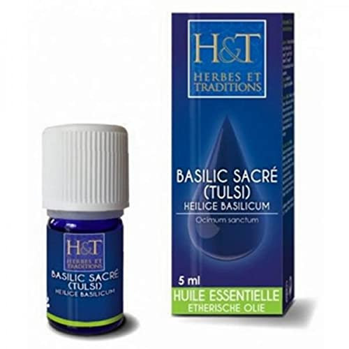 HERBES ET TRADITIONS - Huile essentielle Basilic Tulsi bio - 5 ml