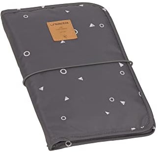 LÄSSIG Baby Windeltasche mit Wickelunterlage für unterwegs/Changing Pouch Universe anthracite